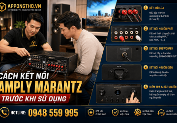 Cách Kết Nối Sử Dụng Amply Marantz