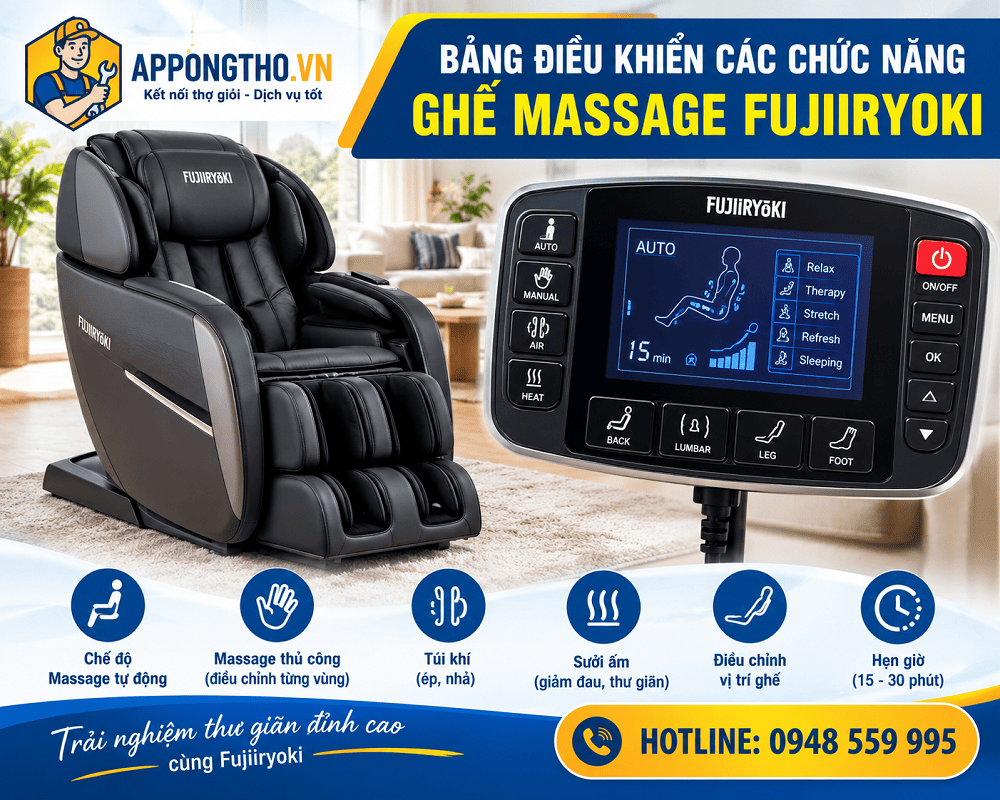 Sử dụng ghế Massage Fujiiryoki là gì?