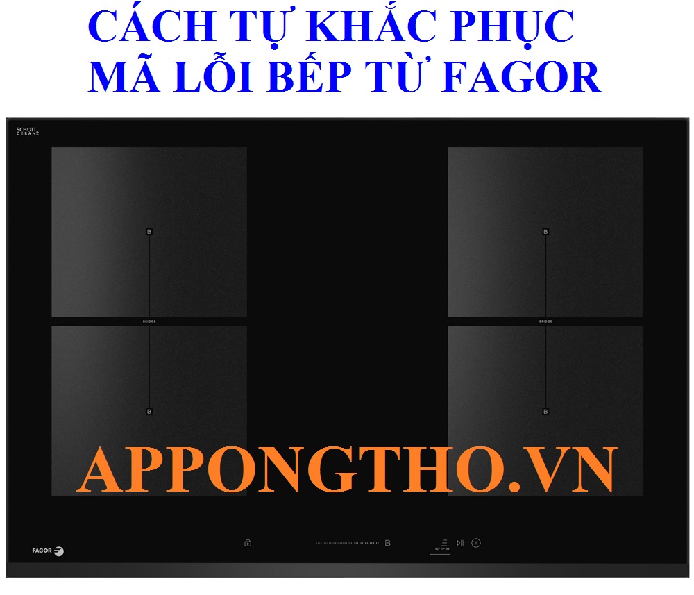25. ❖ Khắc phục lỗi U – Giao tiếp bo mạch trên bếp điện từ Fagor