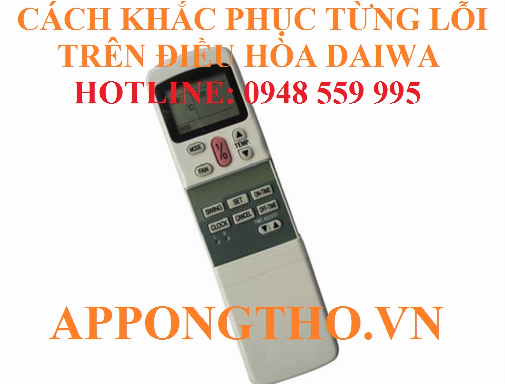 Mã lỗi điều hòa Daiwa là gì?