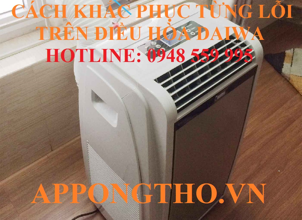 Cách tự khắc phục từng lỗi điều hòa Daiwa