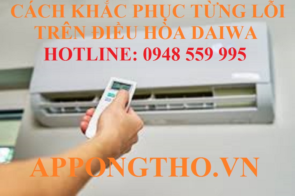 1. Điều hòa Daiwa báo lỗi E1, E2, E3, E7 – Lỗi cảm biến