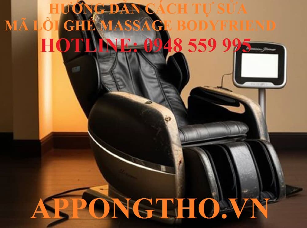 14. Ghế massage Bodyfriend báo lỗi E23, E24, E25, E26, E28, E29, E30, S01, S02, S03, S05, S06, S07, S08, COM07 – Lỗi cảm biến