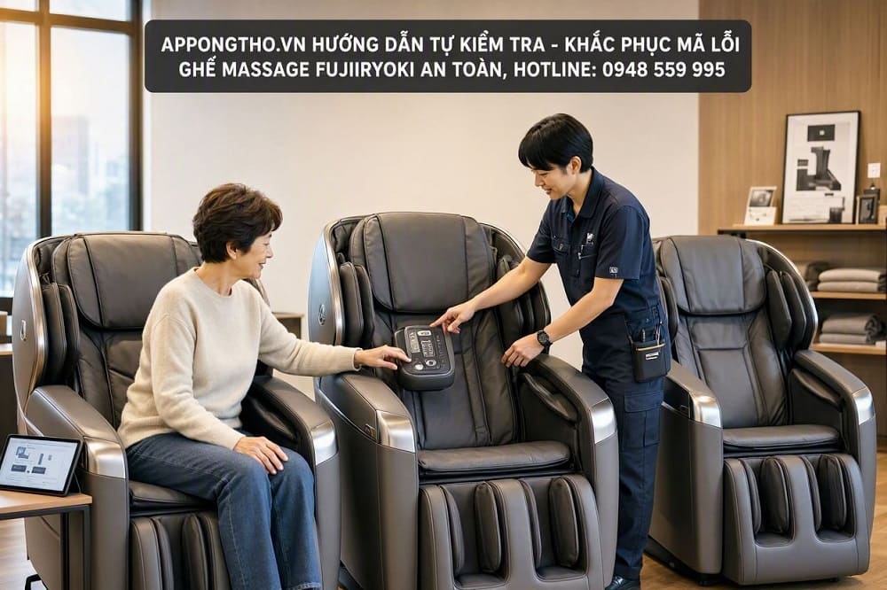 20. Khắc phục lỗi mạch nguồn trên ghế Massage Fujiiryoki