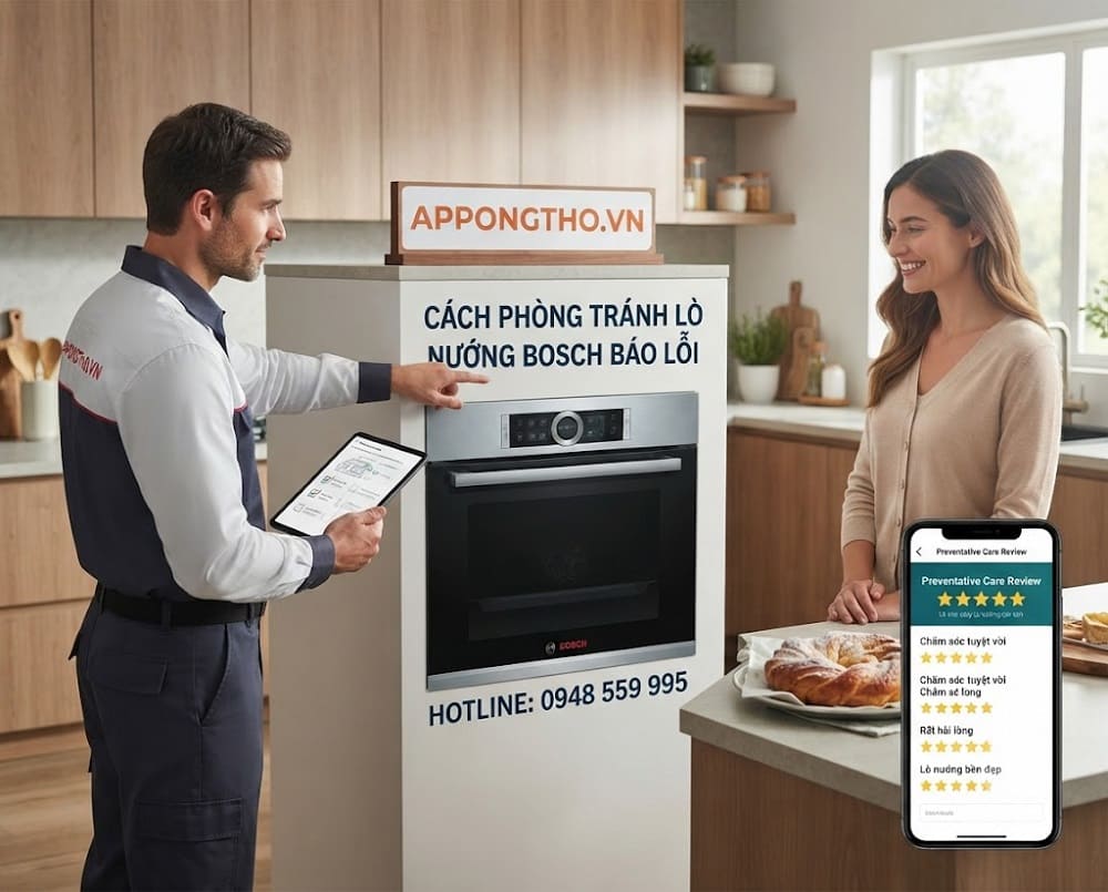 Mã lỗi lò nướng Bosch là gì?