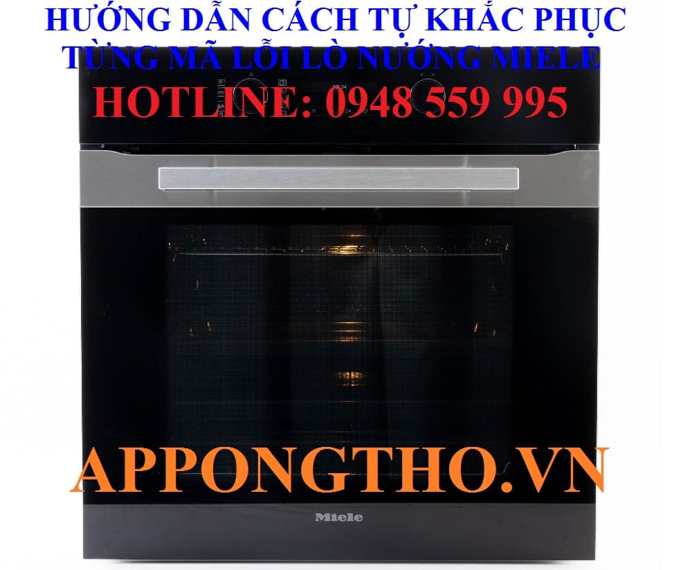 Lợi ích khi hiểu được mã lỗi lò nướng Miele