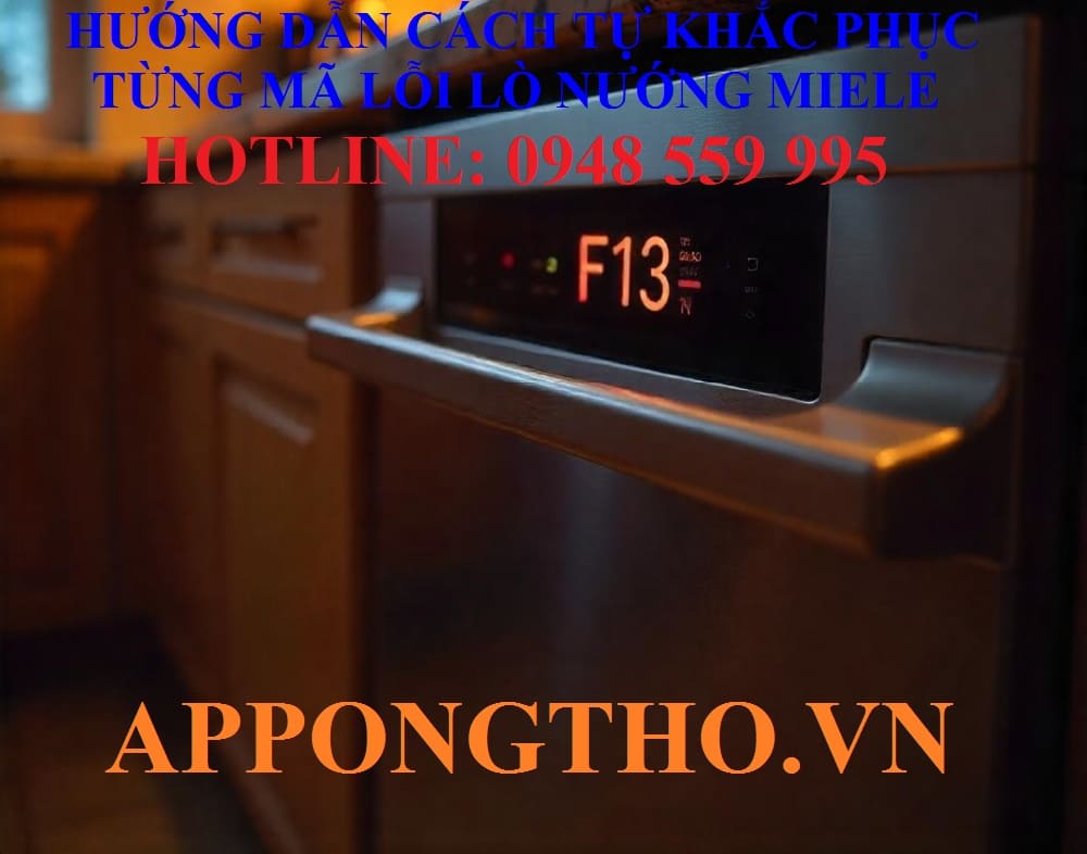Dịch vụ sửa mã lỗi lò nướng Miele uy tín App Ong Thợ