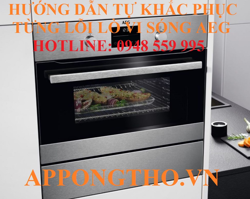 1. Khắc phục NTC lỗi (F101, F102) trên lò vi sóng AEG
