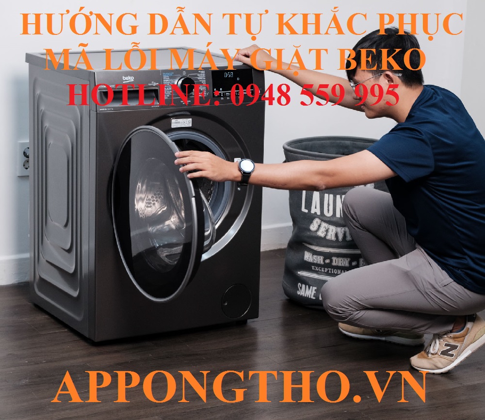 Bảng mã lỗi máy giặt Beko Inverter cửa trước & lồng đứng