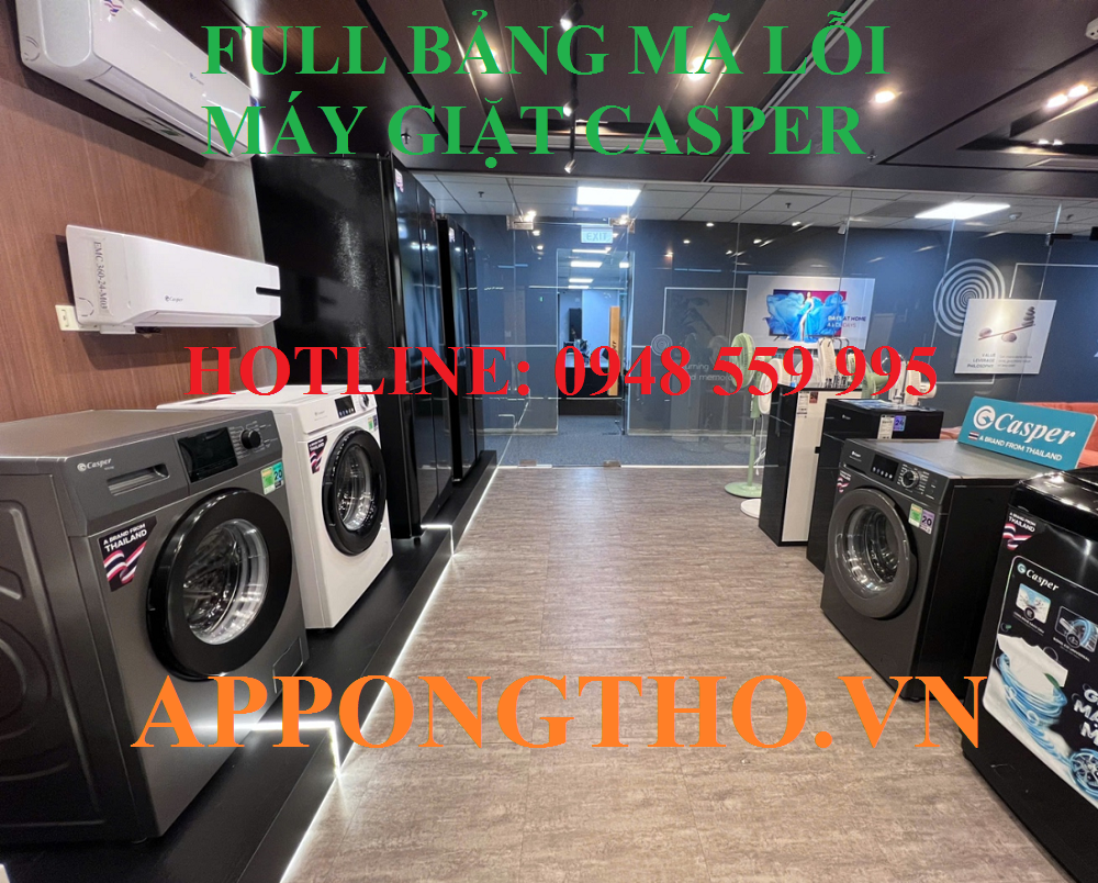 ✅ 12. Lỗi phần mềm hoặc chế độ giặt (FF, FO, EO)