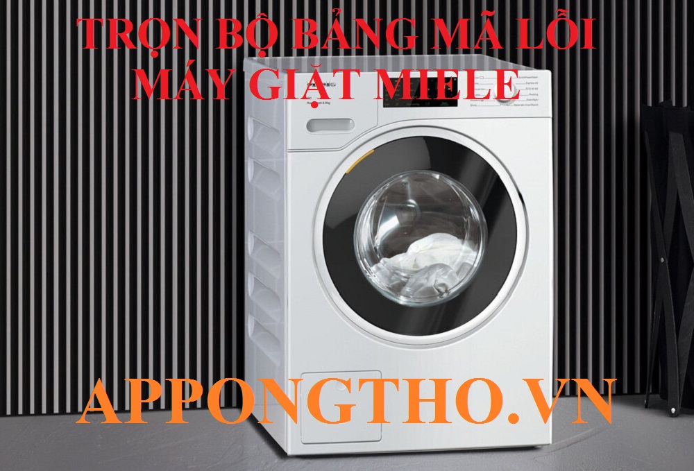 9 Cách phòng tránh máy giặt Miele báo lỗi