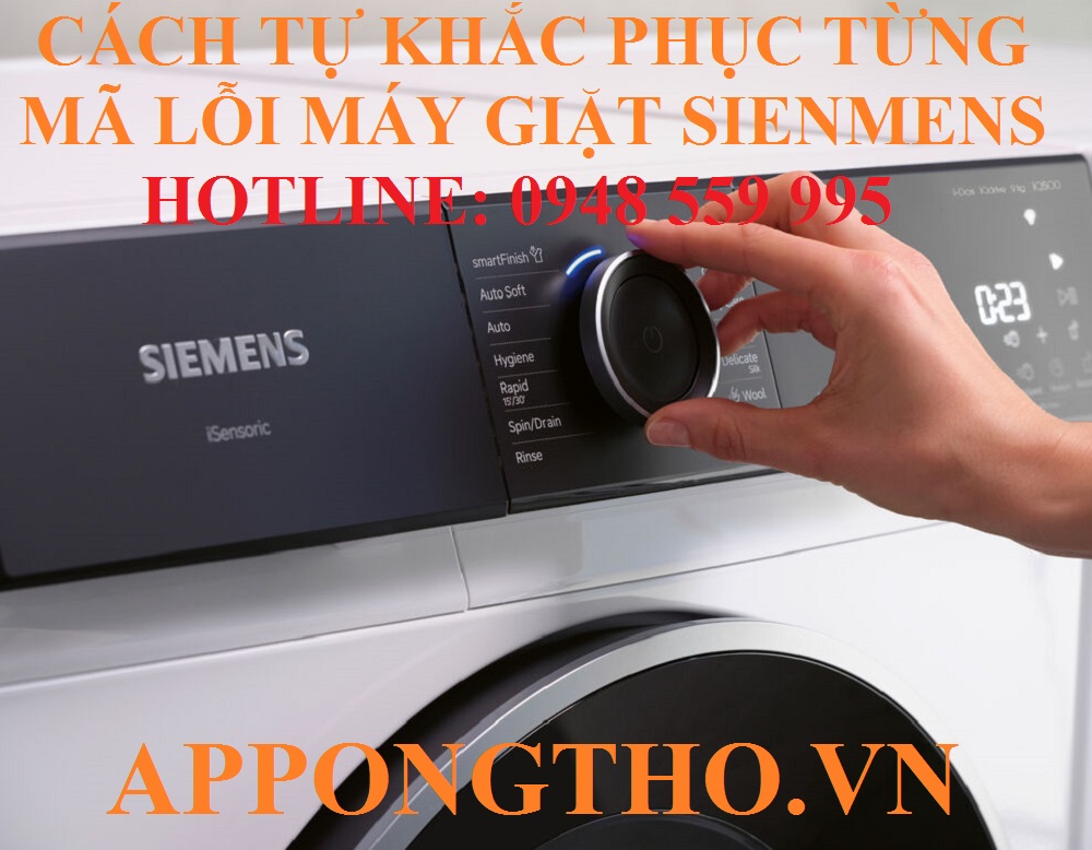 Mã lỗi máy giặt Siemens là gì?