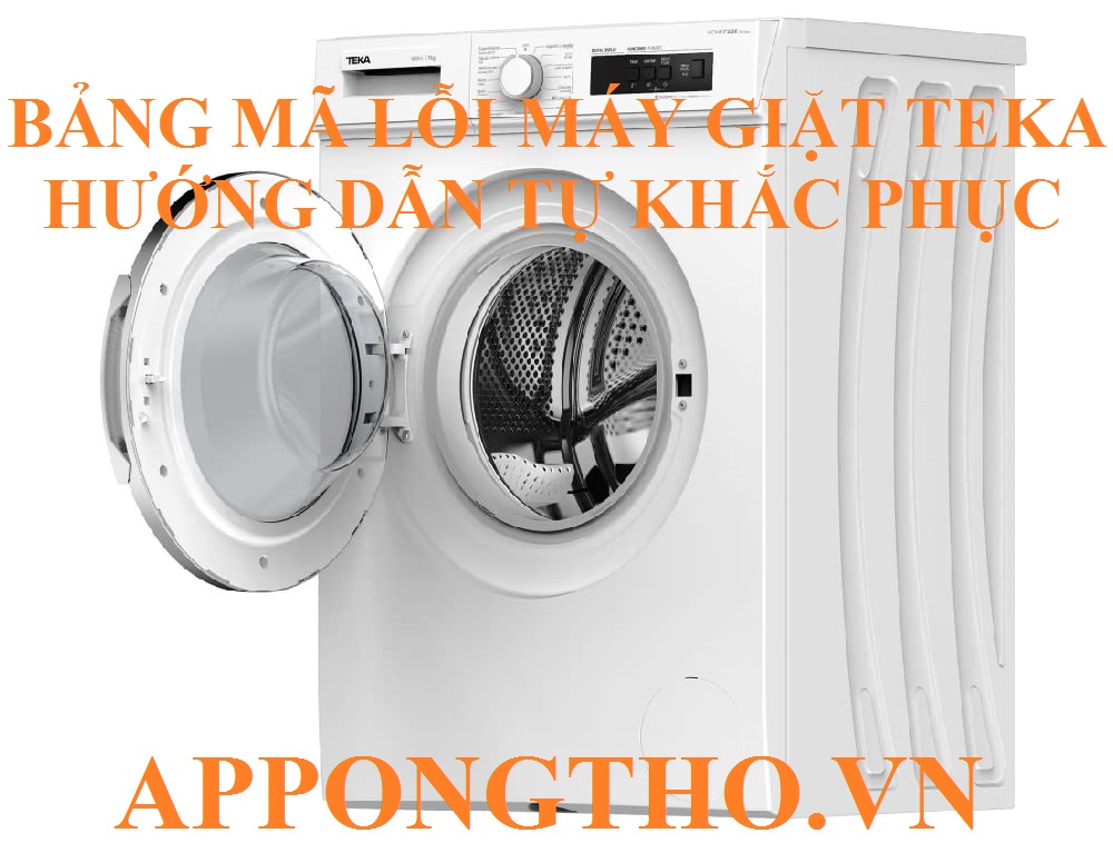 7 Cách phòng tránh máy giặt Teka báo lỗi