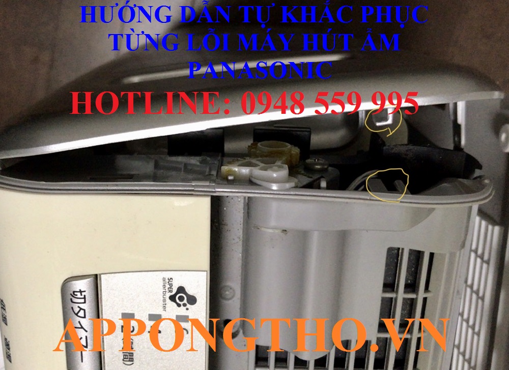 Bảng mã lỗi máy hút ẩm Panasonic