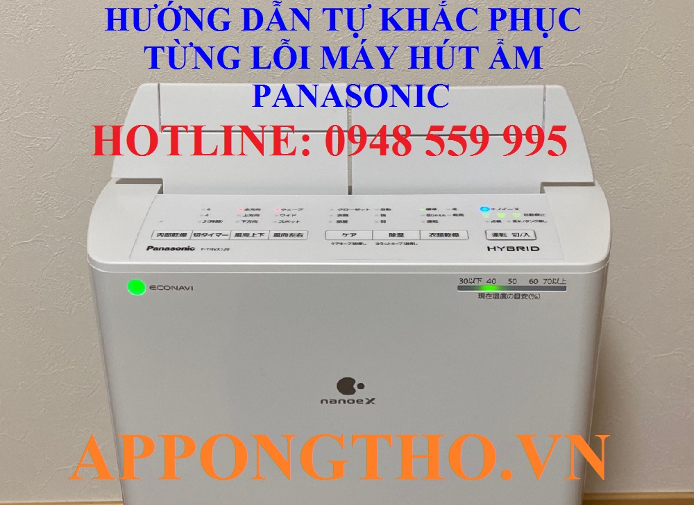 Cách phòng tránh máy hút ẩm Panasonic báo lỗi