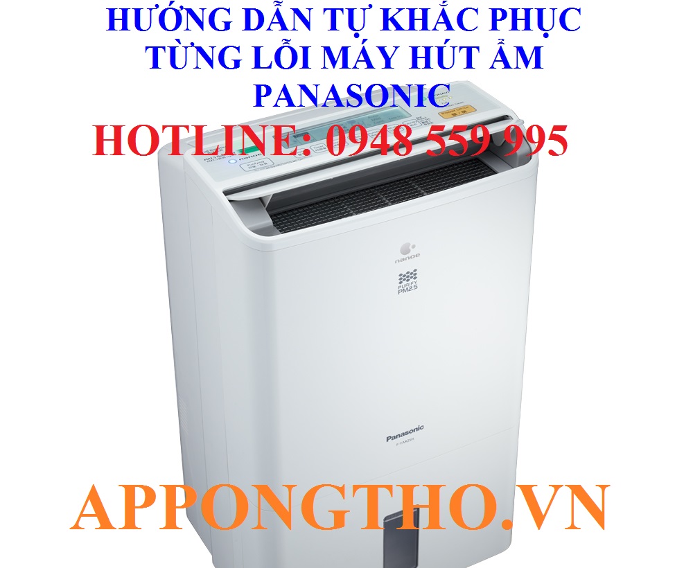 15. Khắc phục Ẩm cao (HI) máy hút ẩm Panasonic