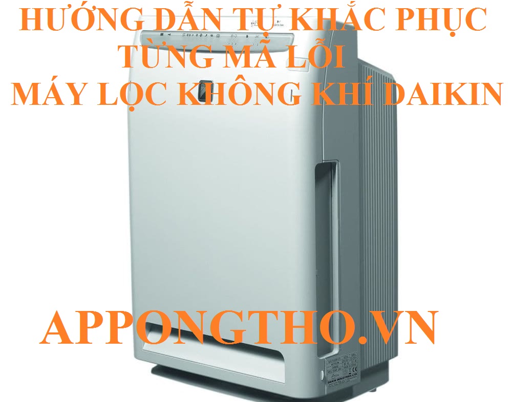 Mã lỗi máy lọc không khí Daikin là gì?