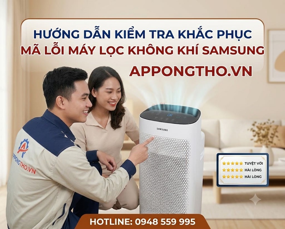 1. Máy lọc không khí Samsung báo C101 / C1 – Lỗi cảm biến