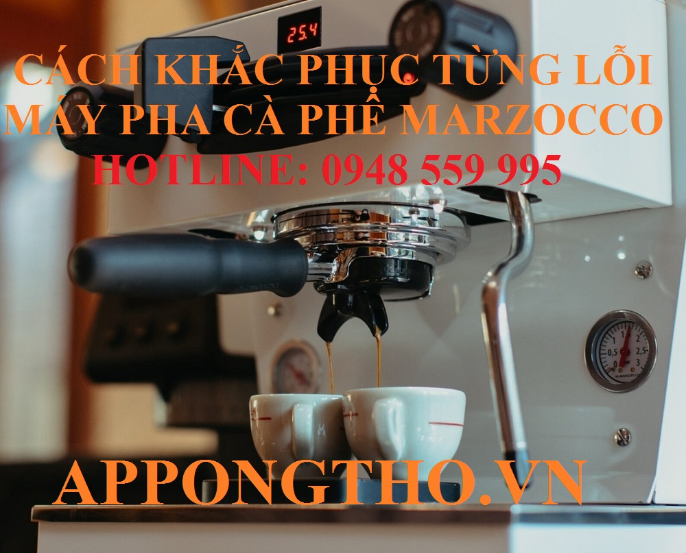Quy trình tự khắc phục từng lỗi máy pha cà phê La Marzocco an toàn