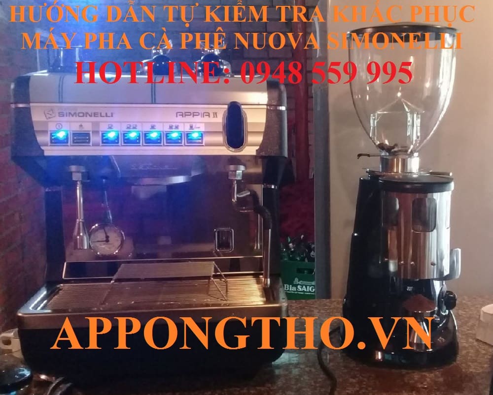 Cách Khắc Phục Từng Mã Lỗi Máy Pha Cà Phê Nuova Simonelli