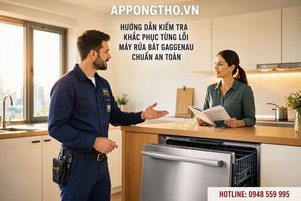 Mã lỗi máy rửa bát Gaggenau là gì?