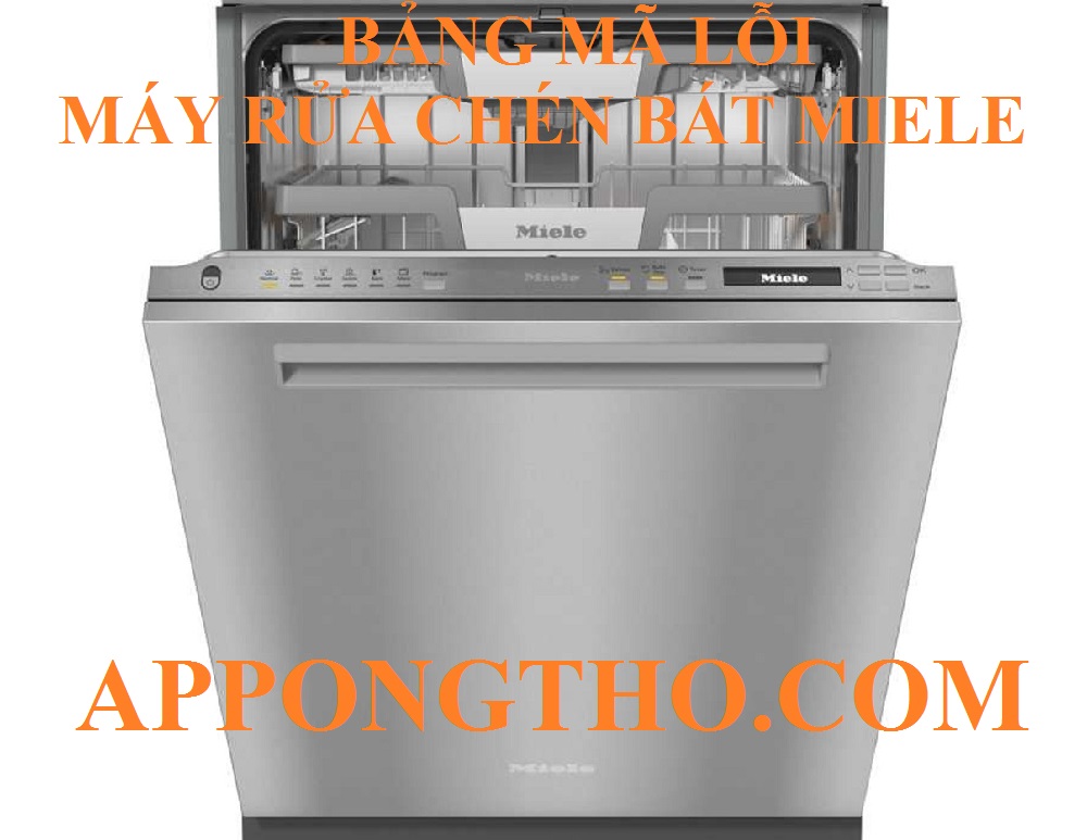 8 Cách phòng tránh máy rửa bát Miele báo lỗi