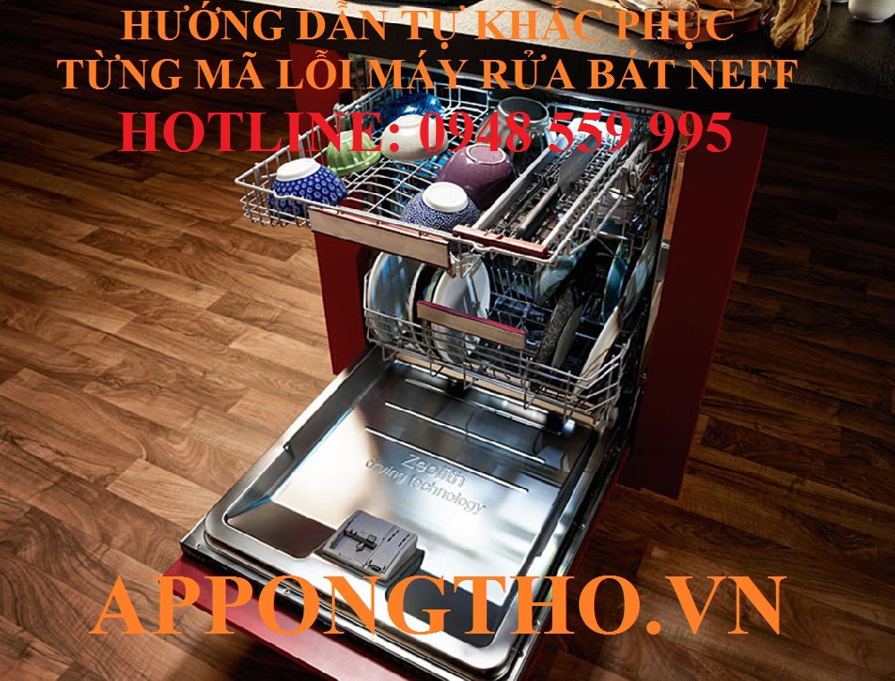 6. Khắc phục lỗi gia nhiệt (E03, E09) trên máy rửa bát Neff
