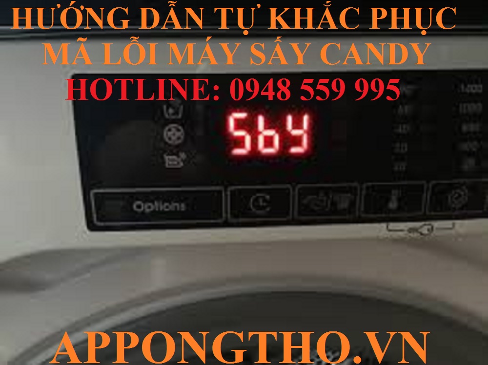 Hướng dẫn tự khắc phục từng lỗi trên máy sấy Candy an toàn