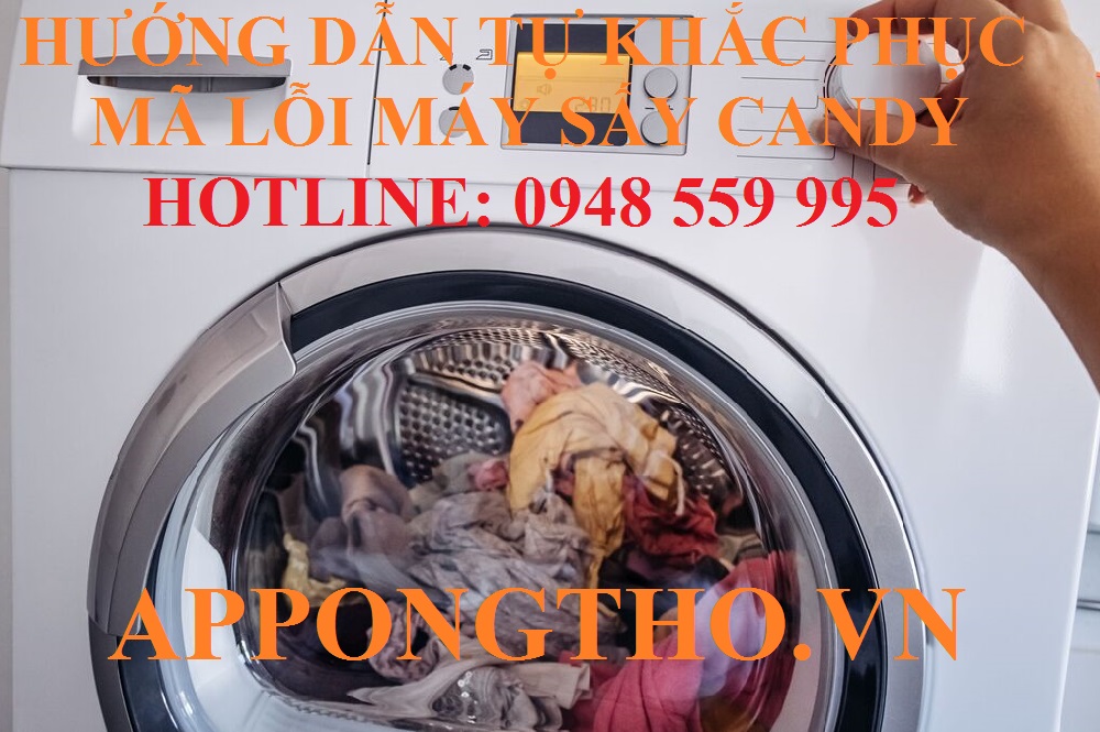 Dịch vụ sửa lỗi máy sấy quần áo Candy uy tín