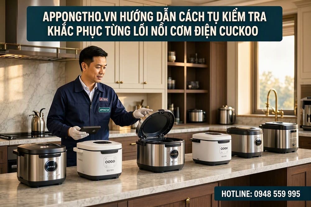 Cách Khắc Phục Từng Mã Lỗi Nồi Cơm Điện Cuckoo An Toàn