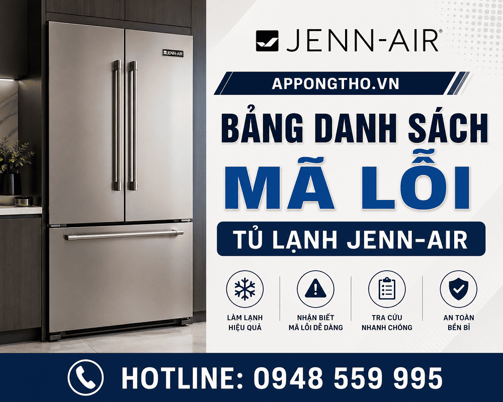 Mã lỗi tủ lạnh Jenn-Air là gì?