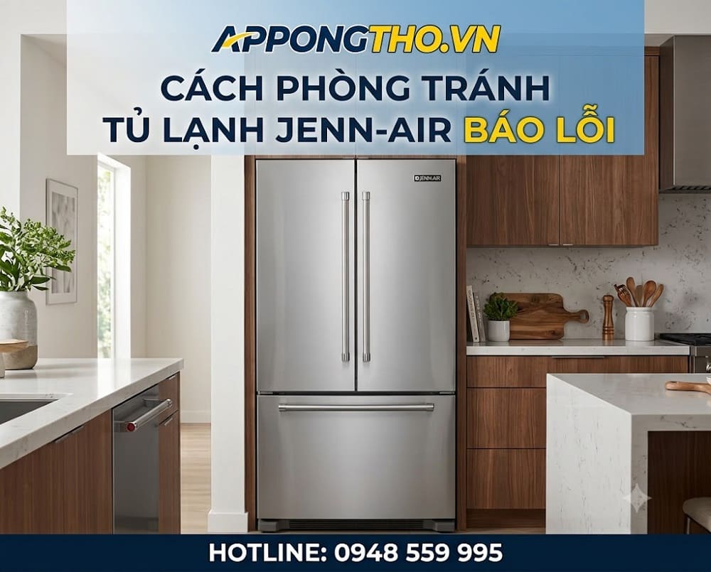 Tầm quan trọng của mã lỗi tủ lạnh Jenn-Air