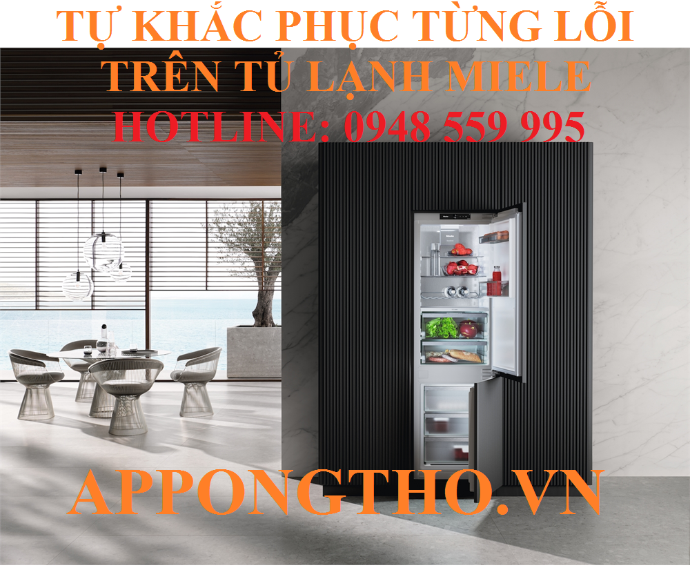 Mã lỗi tủ lạnh Miele là gì?