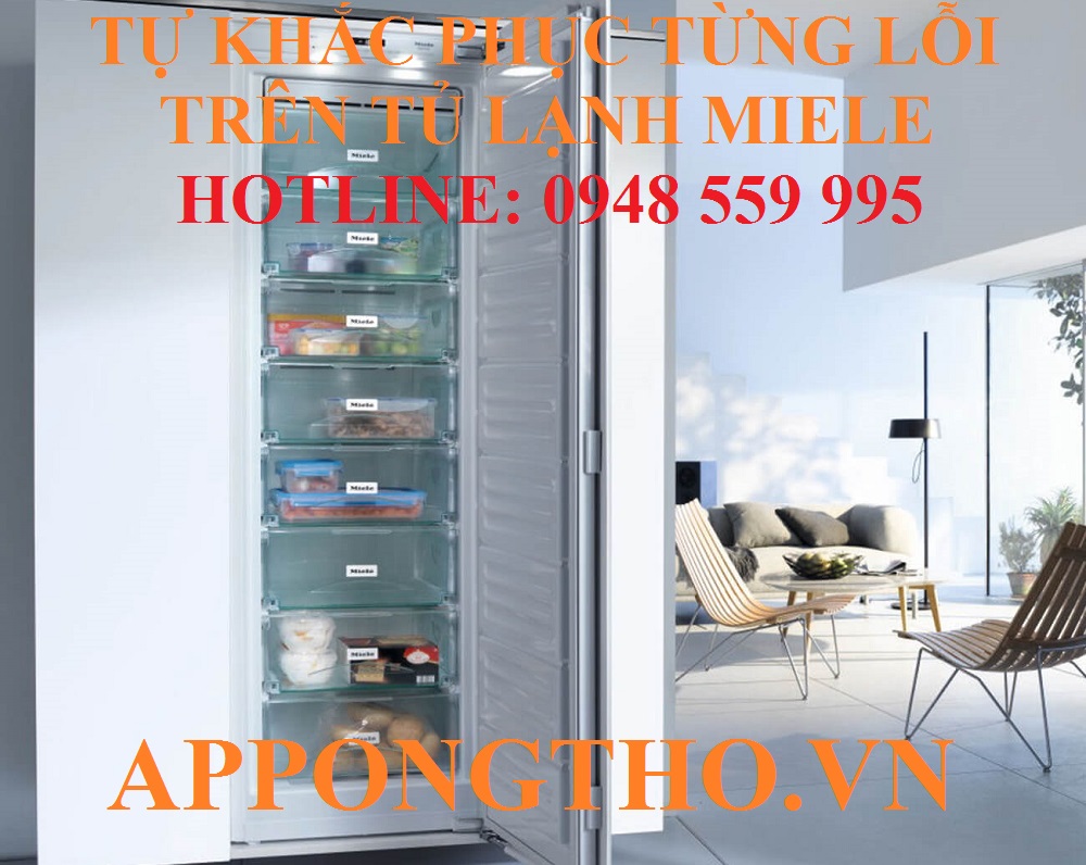 Dịch vụ sửa mã lỗi trên tủ lạnh Miele
