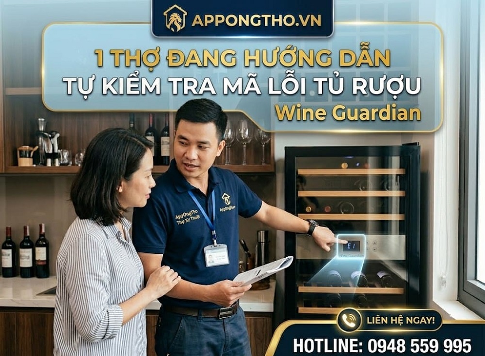 Bảng mã lỗi tủ rượu Wine Guardian