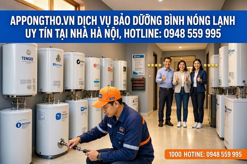 30 Địa Chỉ Bảo Dưỡng Bình Nóng Lạnh Uy Tín Tại Nhà Hà Nội