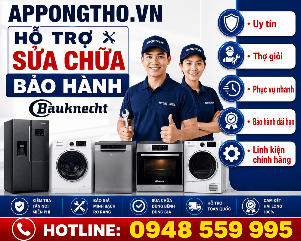 Sửa chữa bảo hành sản phẩm Bauknecht là gì?