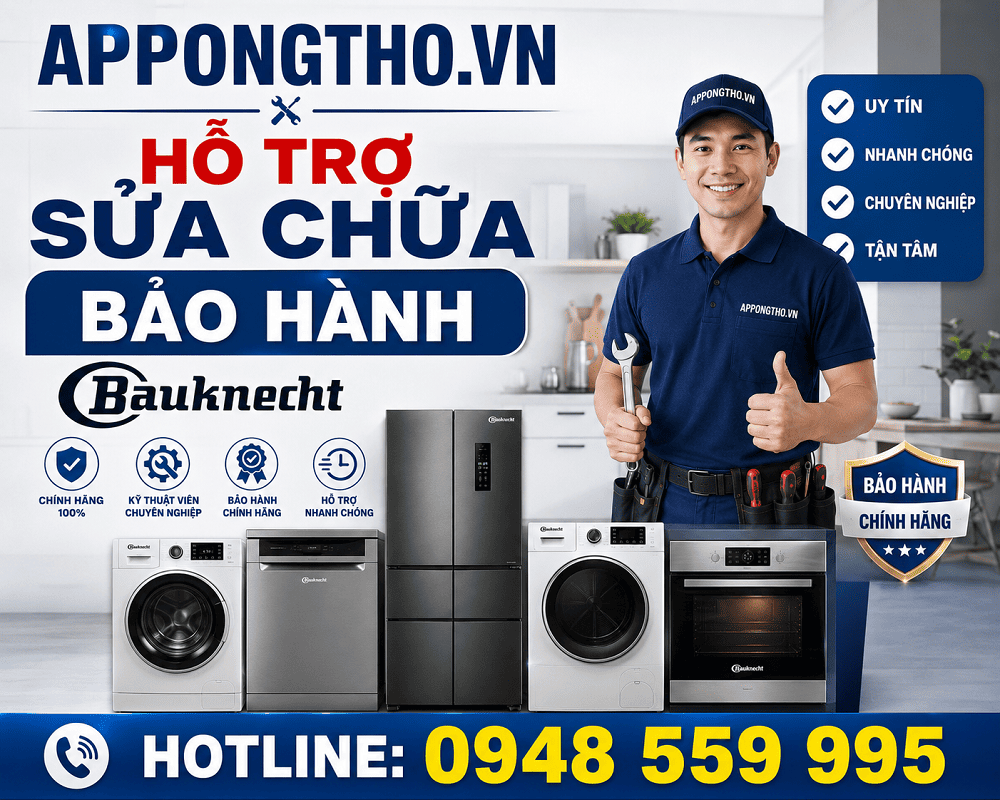 Tầm Quan Trọng Khi Tìm Đúng Thợ Sửa Chữa Bauknecht