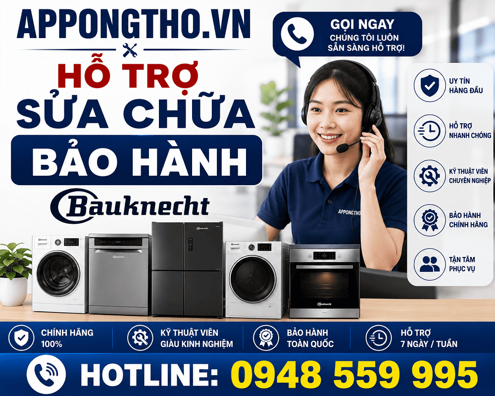 Lợi Ích Khi Tìm Đúng Thợ Sửa Chữa Bảo Hành Bauknecht