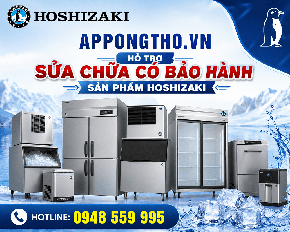 Điều khoản & dịch vụ sửa chữa sản phẩm Hoshizaki