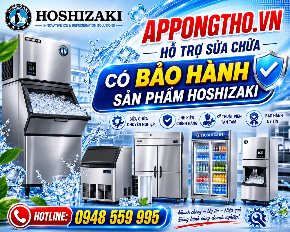 5 Cách tìm thợ sửa chữa Hoshizaki uy tín gần nhà