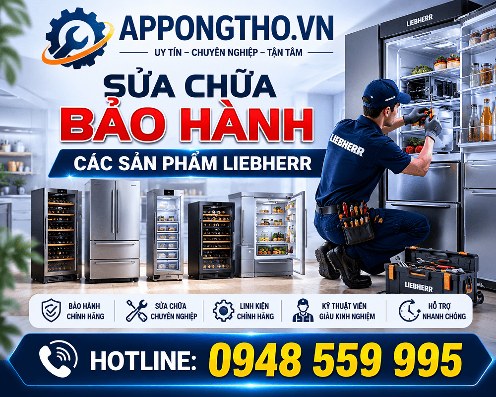 6. Sửa chữa sau bảo hành Liebherr tại nhà Thanh Xuân, Hà Nội