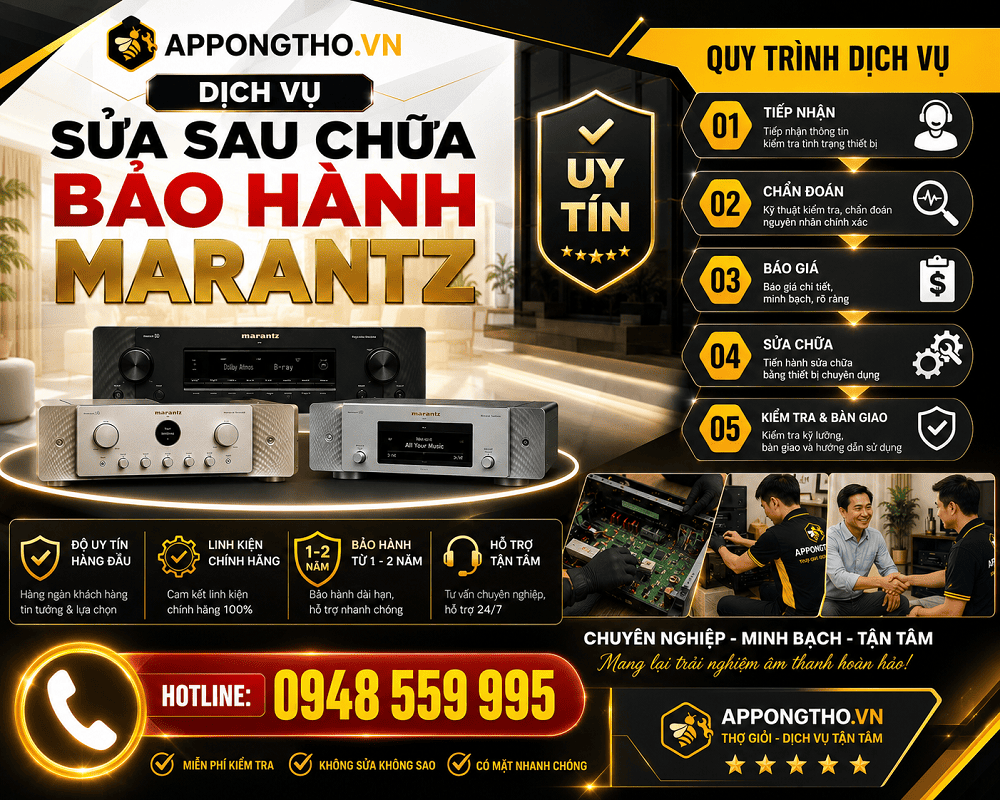 Sửa chữa bảo hành Marantz là gì?