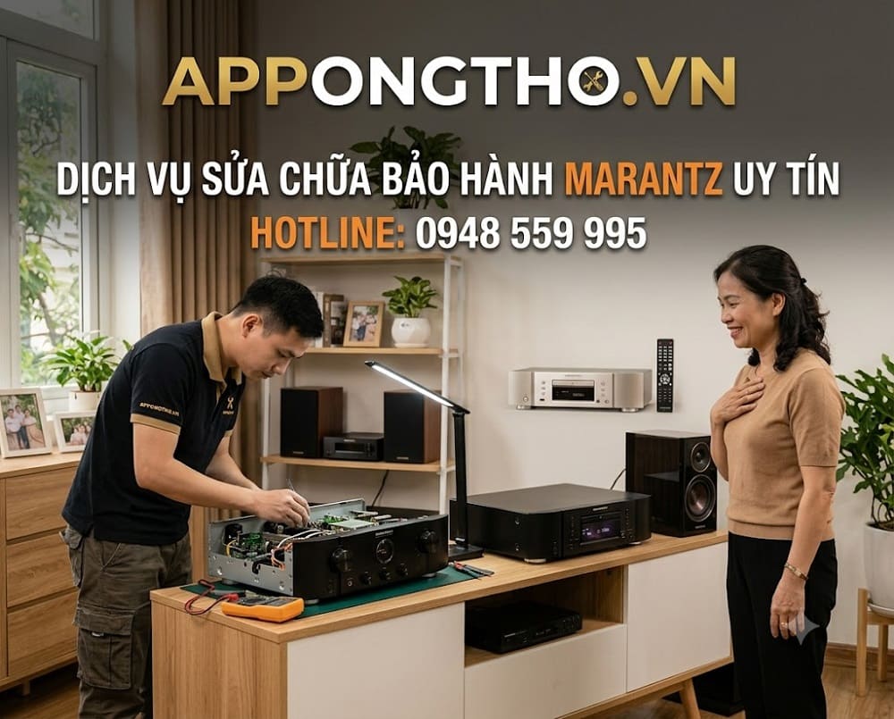 30 Địa chỉ sửa chữa sau bảo hành Marantz tại Hà Nội