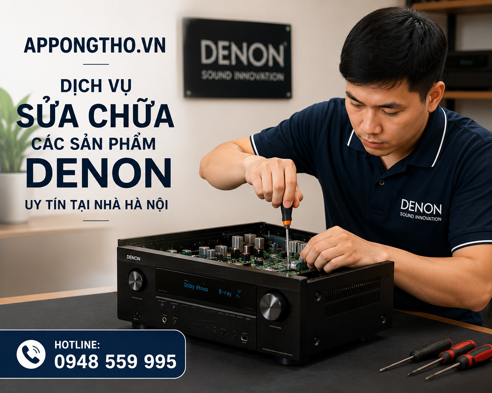 30 Địa chỉ sửa chữa sau bảo hành Denon uy tín tại Hà Nội