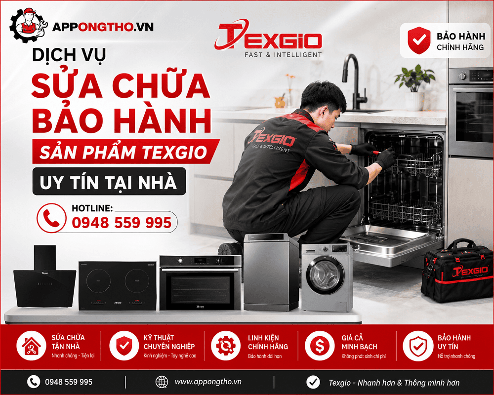 Điều khoản sửa chữa và bảo hành Texgio