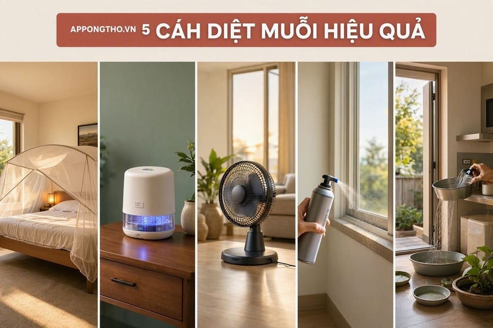 Cách để phòng chống muỗi tồn tại