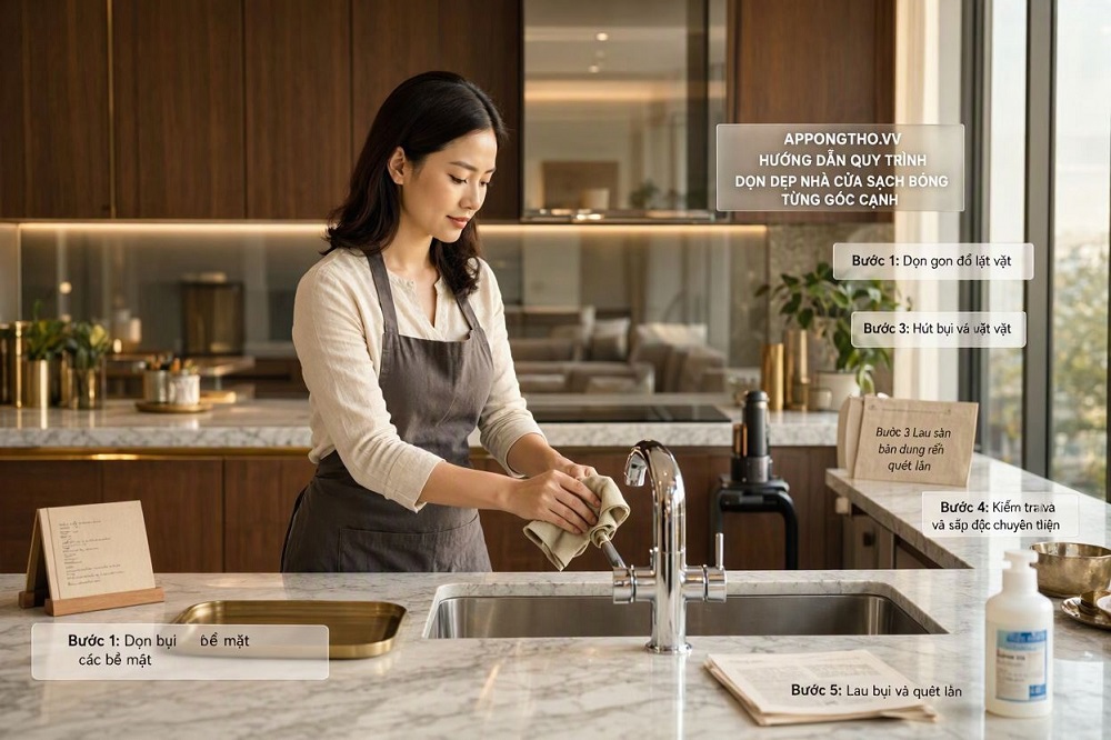 Tầm quan trọng của việc dọn dẹp nhà cửa nhanh gọn