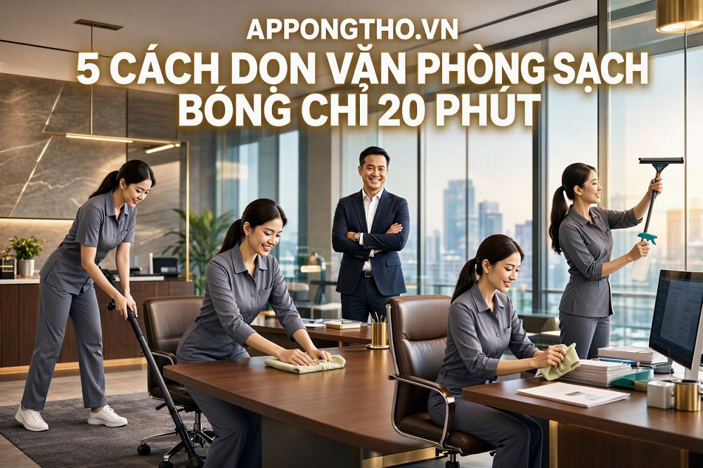 Dọn văn phòng sạch bóng mang lại lợi ích gì?