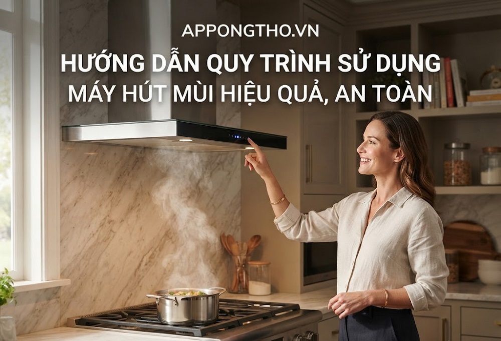 Mách Bạn Cách Dùng Máy Hút Mùi Hiệu Quả An Toàn Điện